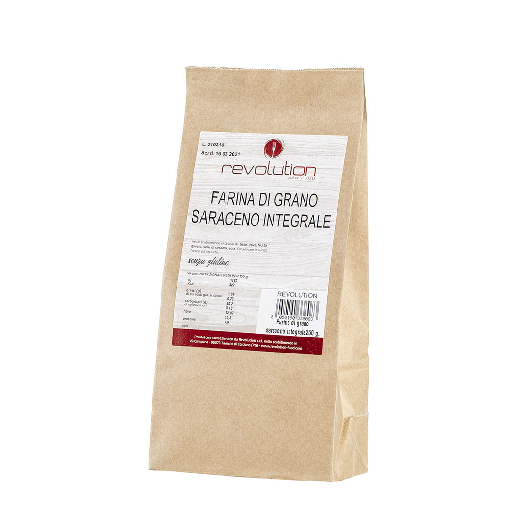 FARINA DI GRANO SARACENO INTEGRALE 250 G,